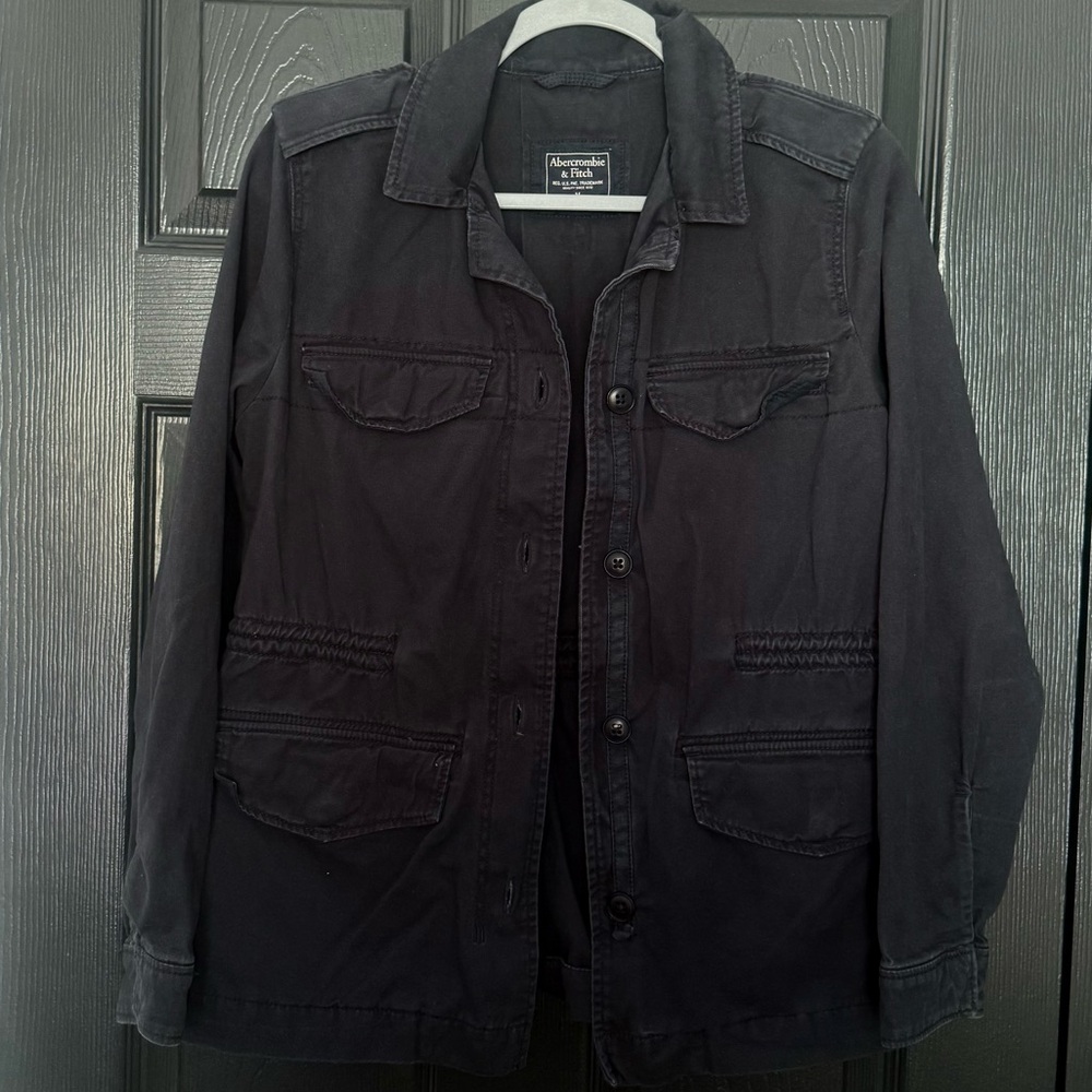 Abercrombie & Fitch Navy Blue Women’s Utility/Captains Jacket. SZ M